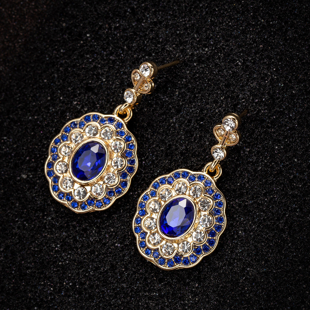 Creative Sapphire Fashion Diamond Jewelry Women's Earrings