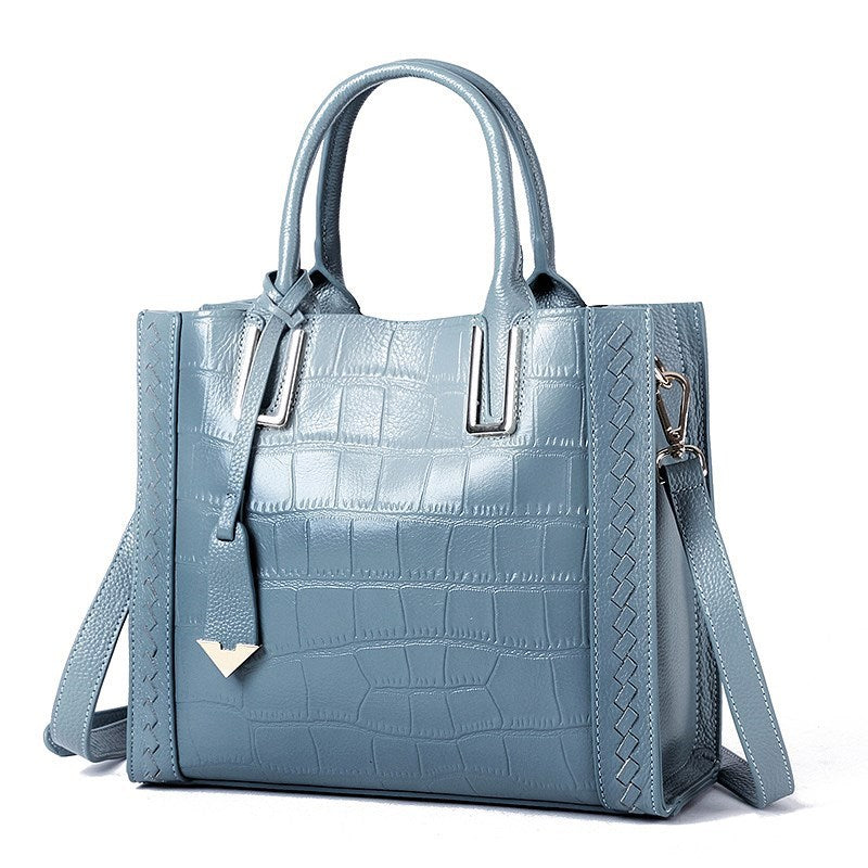 Crocodile Pattern Leather Handbags