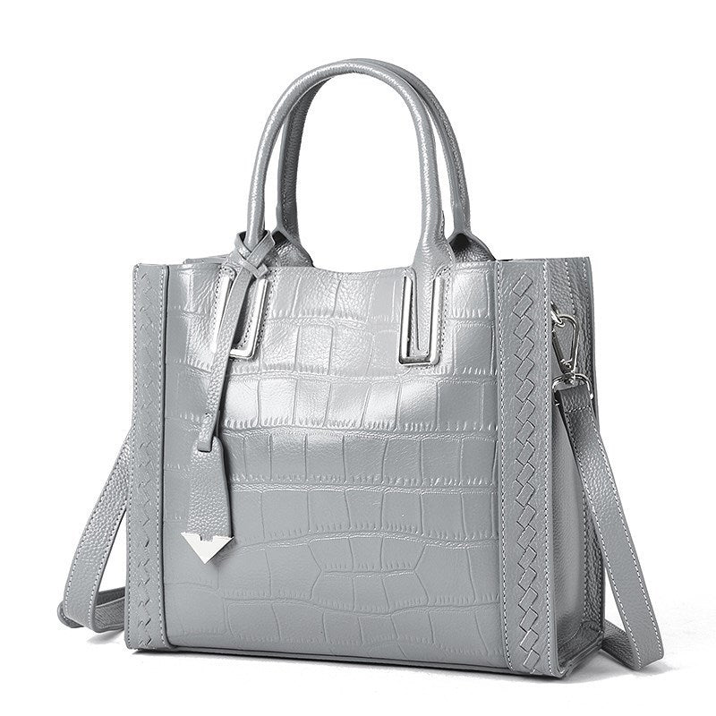 Crocodile Pattern Leather Handbags