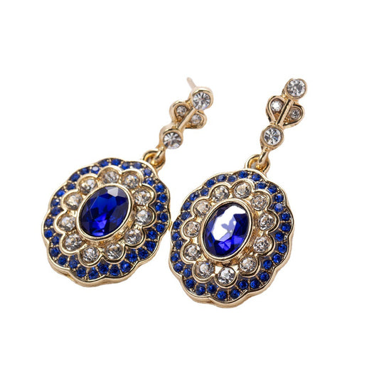 Creative Sapphire Fashion Diamond Jewelry Women's Earrings